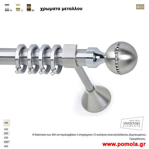 276 Κουρτινοβεργα Φ 25