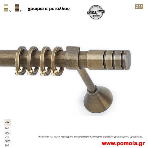 281 Κουρτινοβεργα Φ 25